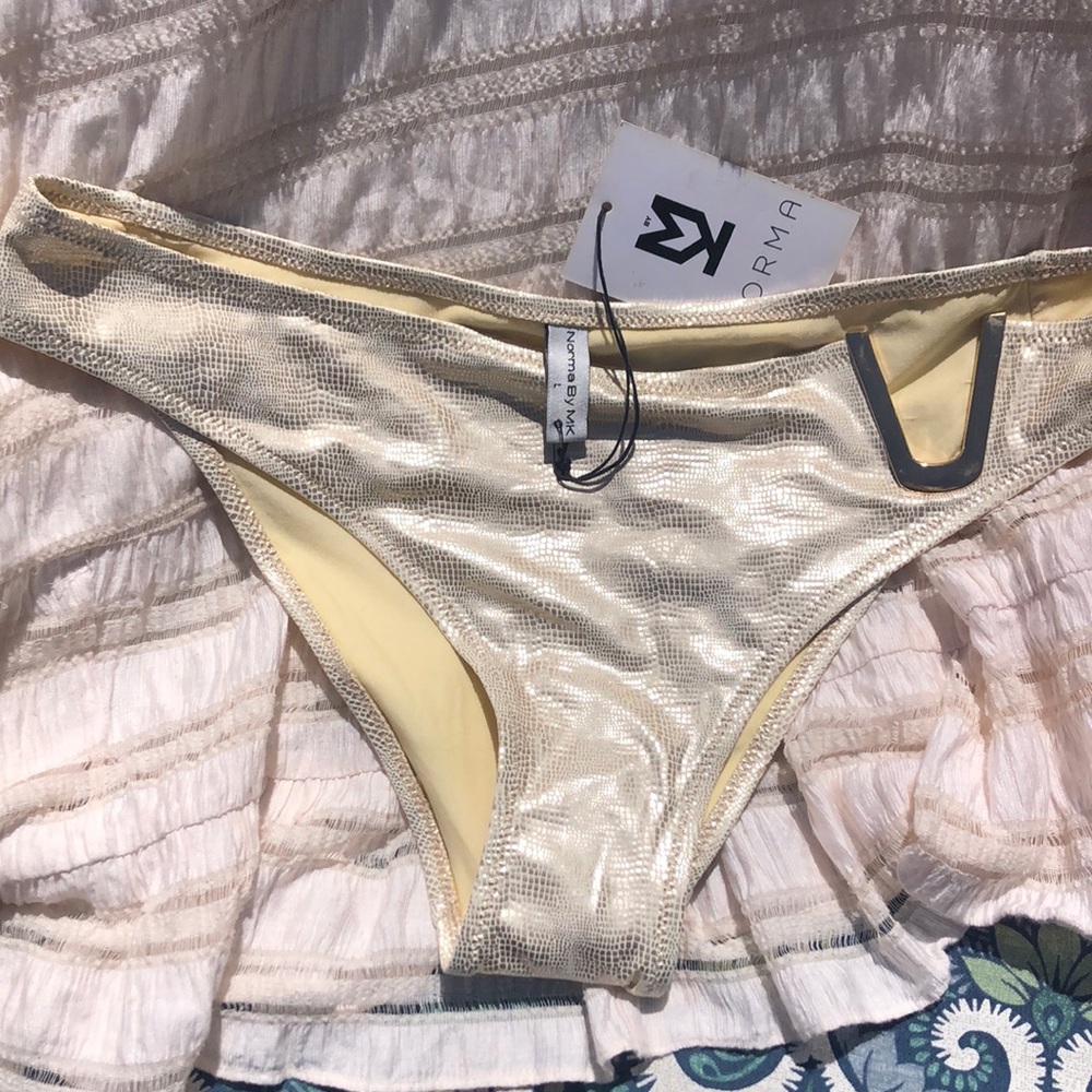Norma by MK gold bottom. Large